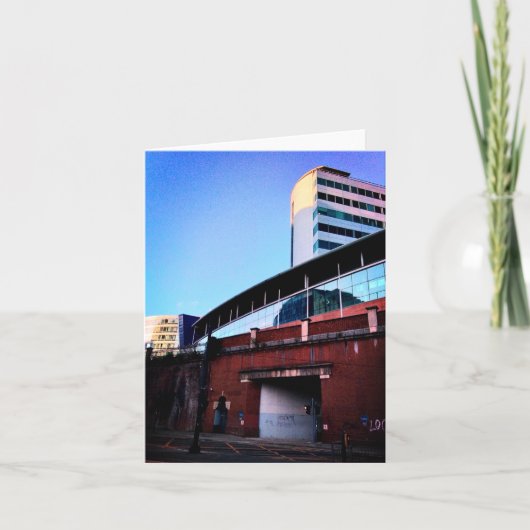 De zijkant van het treinstation kaart (Voorkant)