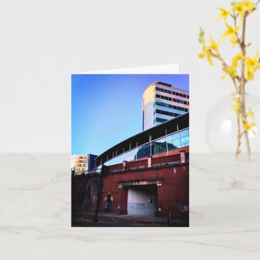 De zijkant van het treinstation kaart (Gele Bloem)