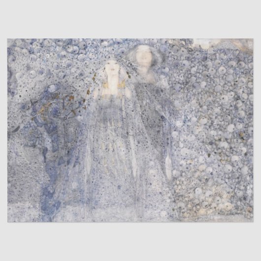 De zilveren appels van de maan, Margaret Macdonald Tissuepapier (Voorkant)