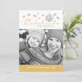 De zilveren en Gouden Kaart van de Foto van (Staand voorkant)