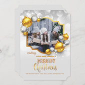 De zilveren en Gouden Kaart van de Vakantie van de (Voorkant / Achterkant)