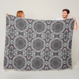 De Zilveren Fractale Tuin Fleece Deken