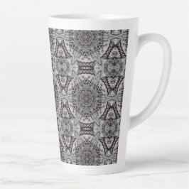 De Zilveren Fractale Tuin Latte Mok