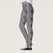 De Zilveren Fractale Tuin Leggings (Links)