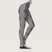 De Zilveren Fractale Tuin Leggings (Rechts)