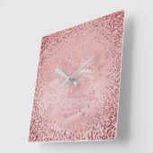 De zilveren Grijze GrafietKristallen van de Vierkante Klok (Hoek)