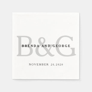 De zilveren Grijze Servetten van het Document van