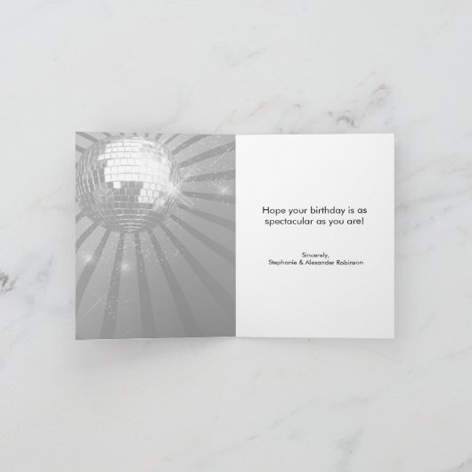 De zilveren Groet van de Verjaardag van de Bal van Kaart (Binnen)