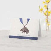 De zilveren Kaart van de Gelukwensen van de Bever (Gele Bloem)