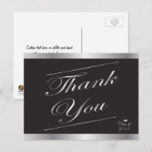De zilveren Klasse van de Afstuderen van 2014 Briefkaart (Voorkant / Achterkant)