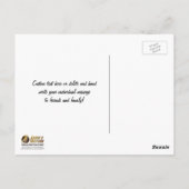 De zilveren Klasse van de Afstuderen van 2014 Briefkaart (Achterkant)