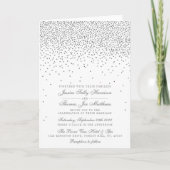 De Zilveren Uitnodigingen van het Huwelijk van (Voorkant)
