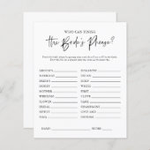 De zin van de bride | VRIJGEZELLENFEEST (Voorkant / Achterkant)