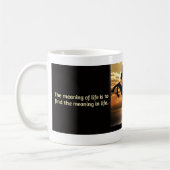 De zin van het leven met RFM Logo Koffiemok (Links)