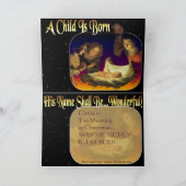 "De zin van Kerst" Deluxe vakantie Kaart (Binnen)