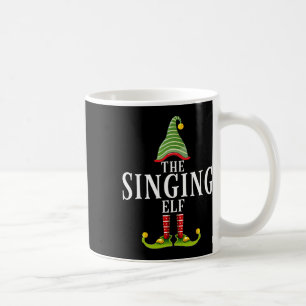 De zingende elf grappige bijpassende pyjama Kerstm Koffiemok