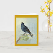 De zingende Kaart van de Nota van de Waterverf van (Gele Bloem)