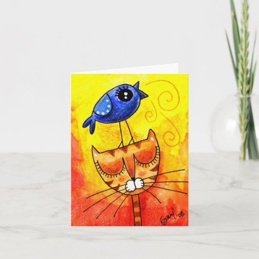 De zingende kraai - Kaart (Voorkant)