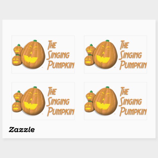 De Zingende Pompoen stickers (Vel)