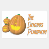 De Zingende Pompoen stickers (Voorkant)