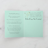 De zingende vogel kaart (Binnen)