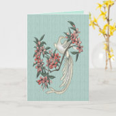 De zingende vogel kaart (Gele Bloem)