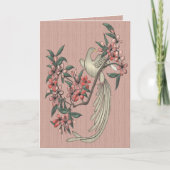 De zingende vogel kaart (Voorkant)