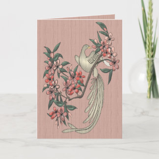 De zingende vogel kaart