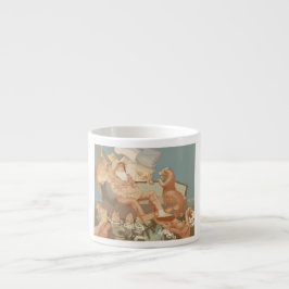 De zinkende koopman nautische kunst Espresso Cup Kop