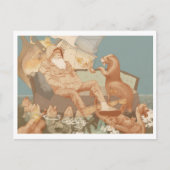 De zinkende koopvaardijscène briefkaart (Voorkant)