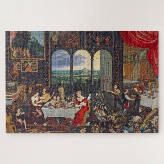 De zintuigen voor het horen, aanraken en smaten legpuzzel (Horizontaal)