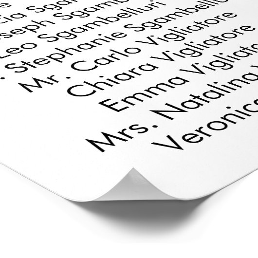 De Zitkaart van de weddenschap met de Zwarte Kaart Poster (Hoek)