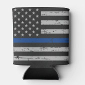 De zittende gepensioneerde gepersonaliseerde polit blikjeskoeler (Achterkant)