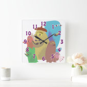 De zo Enge Vrienden van het Monster Vierkante Klok (Huis)