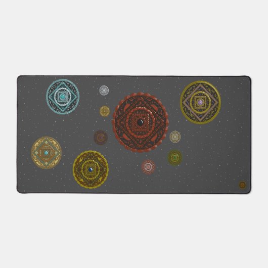 De Zodiac Mandalas Bureaumat (Voorkant)