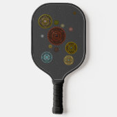 De Zodiac Mandalas Pickleball Paddle (Achterkant)