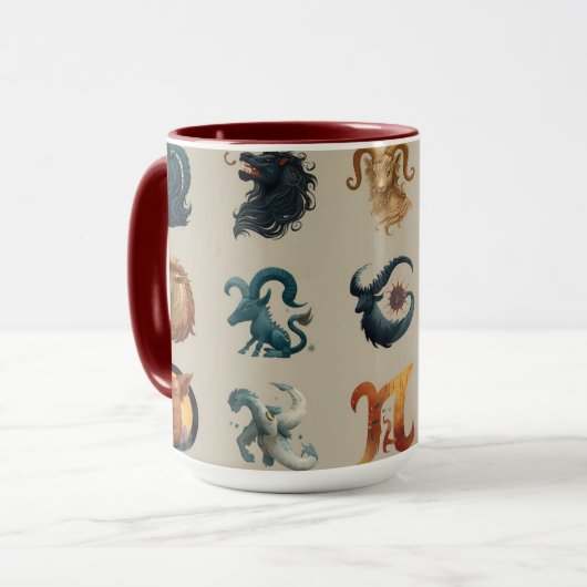 De Zodiac Mok (Voorkant links)