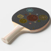 De Zodiac Ping Pong Paddle Tafeltennisbatje (Voorkant Gekanteld)