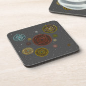 De Zodiac Square Coaster Onderzetter (Linkerzijde)