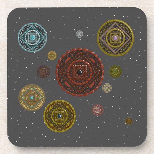 De Zodiac Square Coaster Onderzetter (Voorkant)
