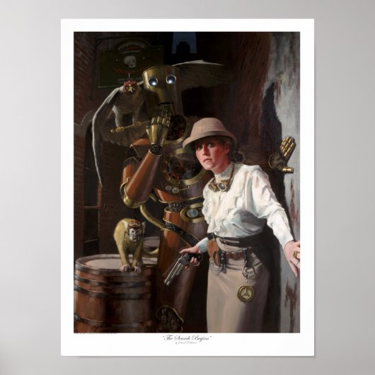 "De zoekopdracht begint" Poster (Voorkant)