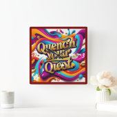 "De zoektocht begint" Vierkante Klok (Huis)