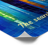 De zoektocht naar zekerheid is een zoektocht naar  poster (Hoek)