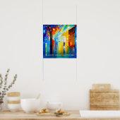 De zoektocht naar zekerheid is een zoektocht naar  poster (Keuken)