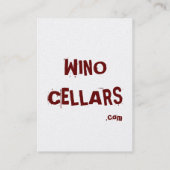 De zoetdronker visitekaartje (Achterkant)