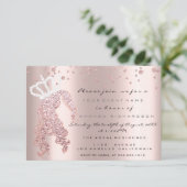 De zoete 16de Kroonprinsen schitteren Confettien Kaart (Staand voorkant)