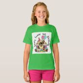 De Zoete 4de Verjaardag van Beary T-shirt (Voorkant volledig)