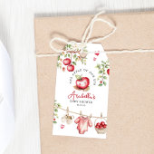 De zoete appel van ons Baby shower Cadeaulabel