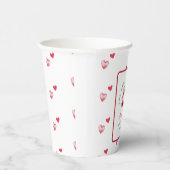 De zoete appel van ons Baby shower Papieren Bekers (Rechts)