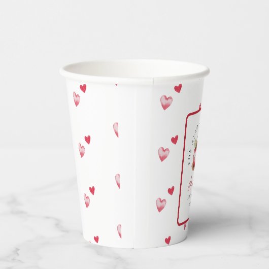 De zoete appel van ons Baby shower Papieren Bekers (Rechts)